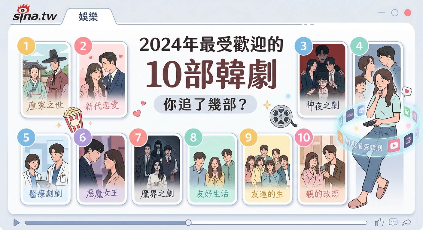 2026年最受歡迎的10部韓劇，你追了幾部？ - Illustration 1