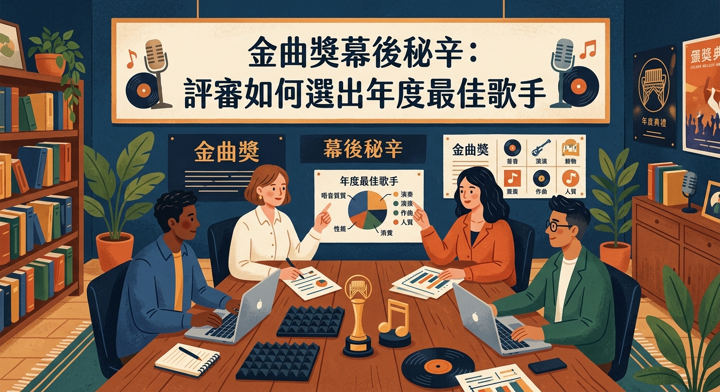 金曲獎幕後秘辛：評審如何選出年度最佳歌手 - Illustration 1