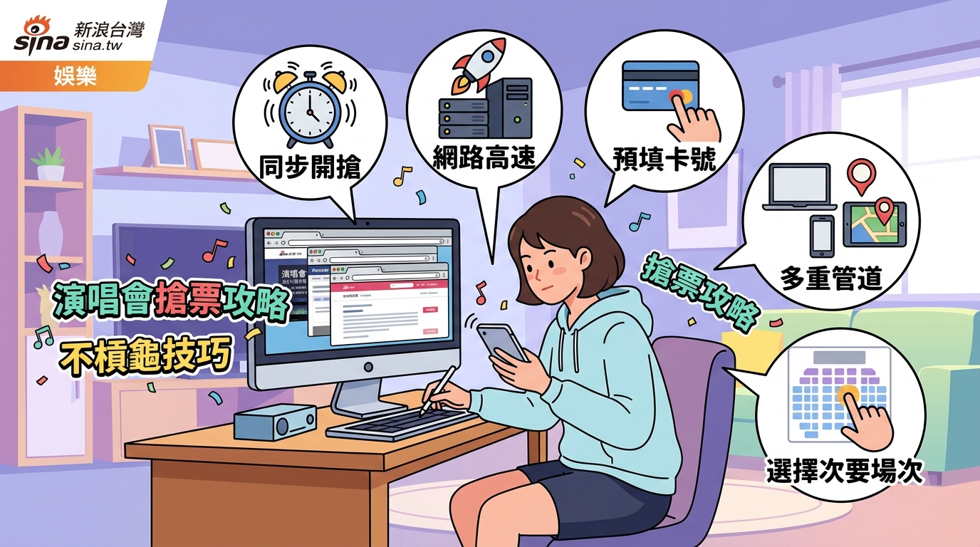 演唱會搶票攻略:5個技巧讓你不再槓龜 - Illustration 1