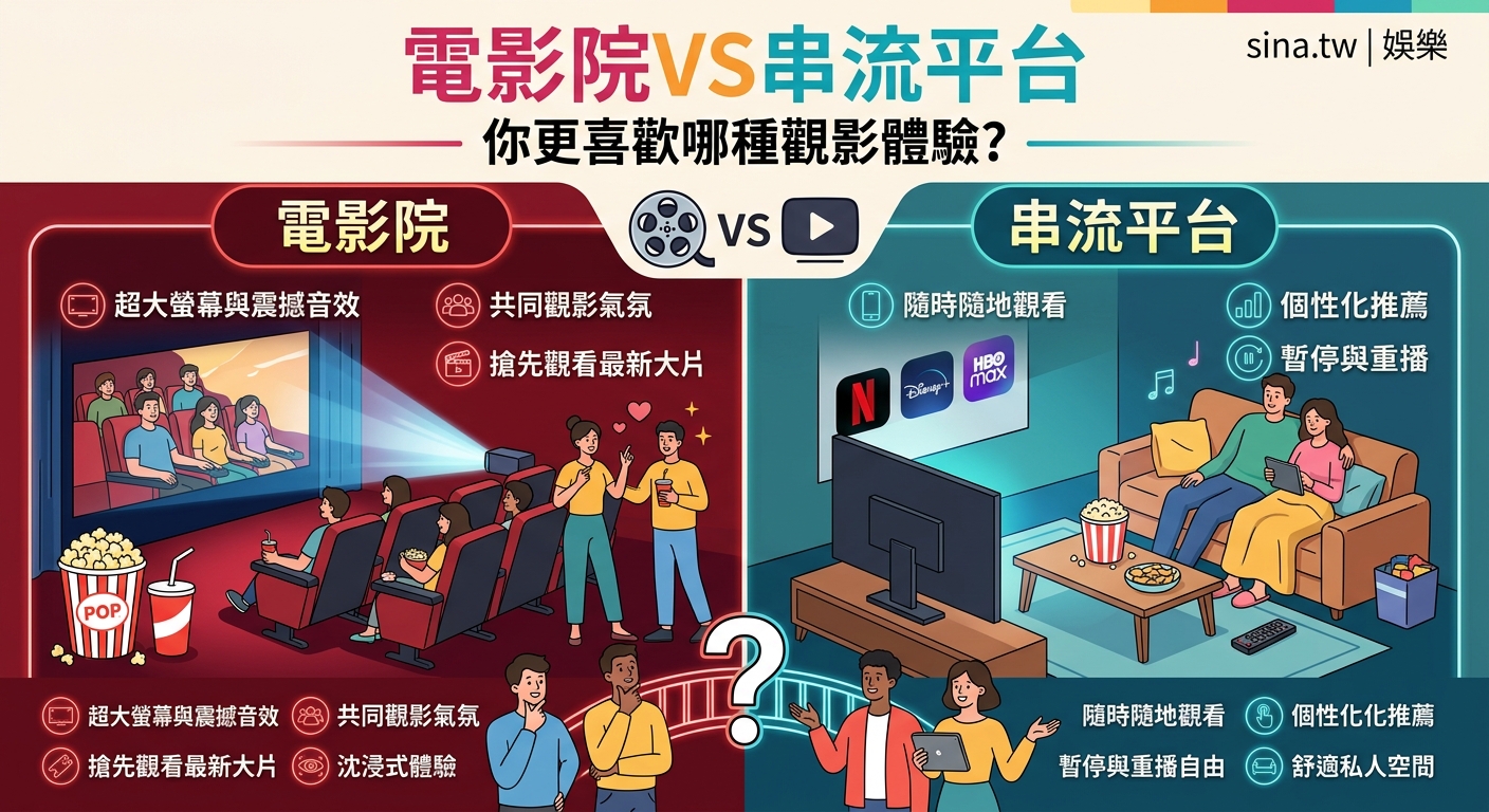 電影院VS串流平台:你更喜歡哪種觀影體驗? - Illustration 2