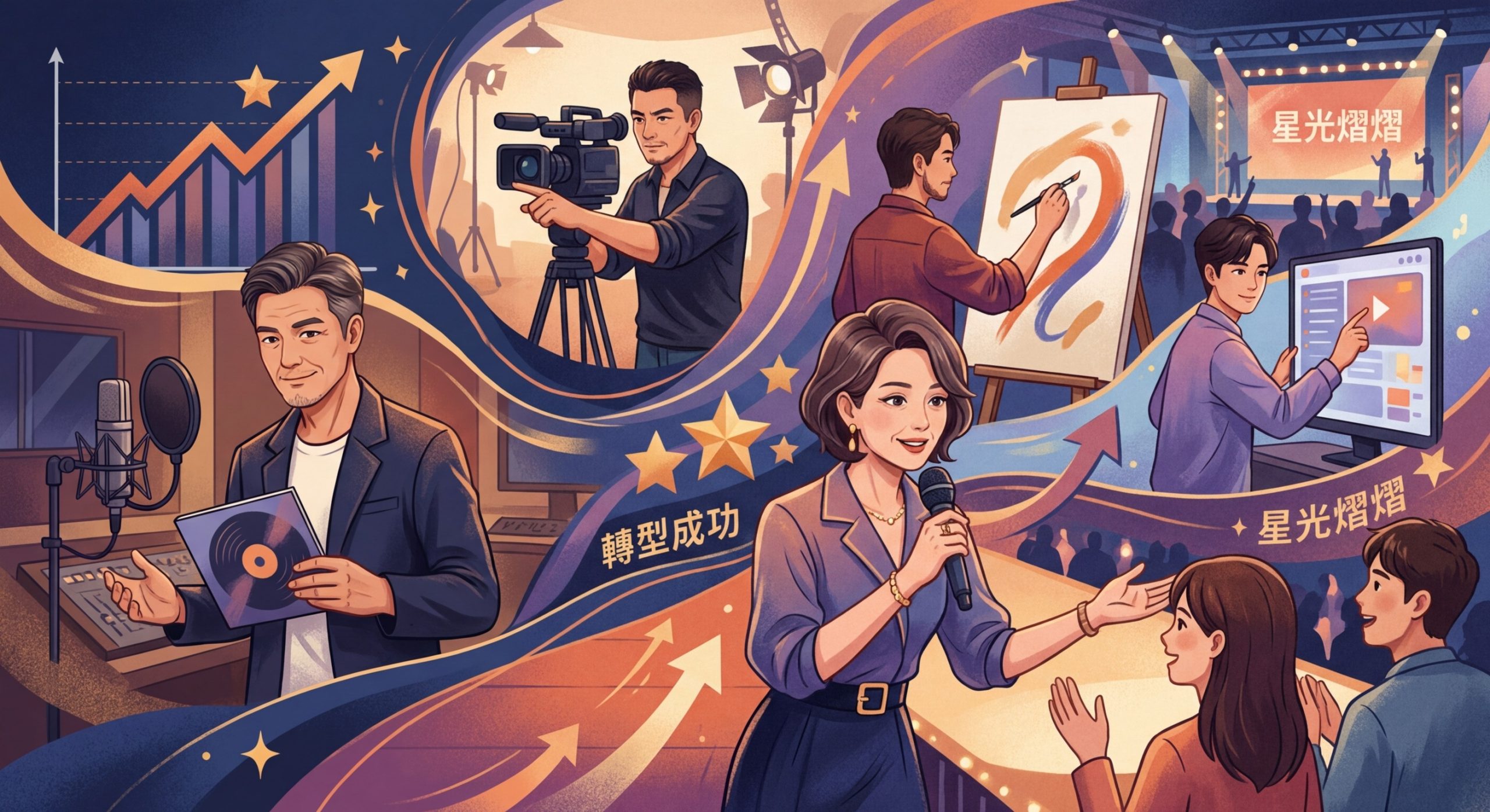 過氣明星如何翻紅？盤點5位成功轉型的藝人 - Illustration 1