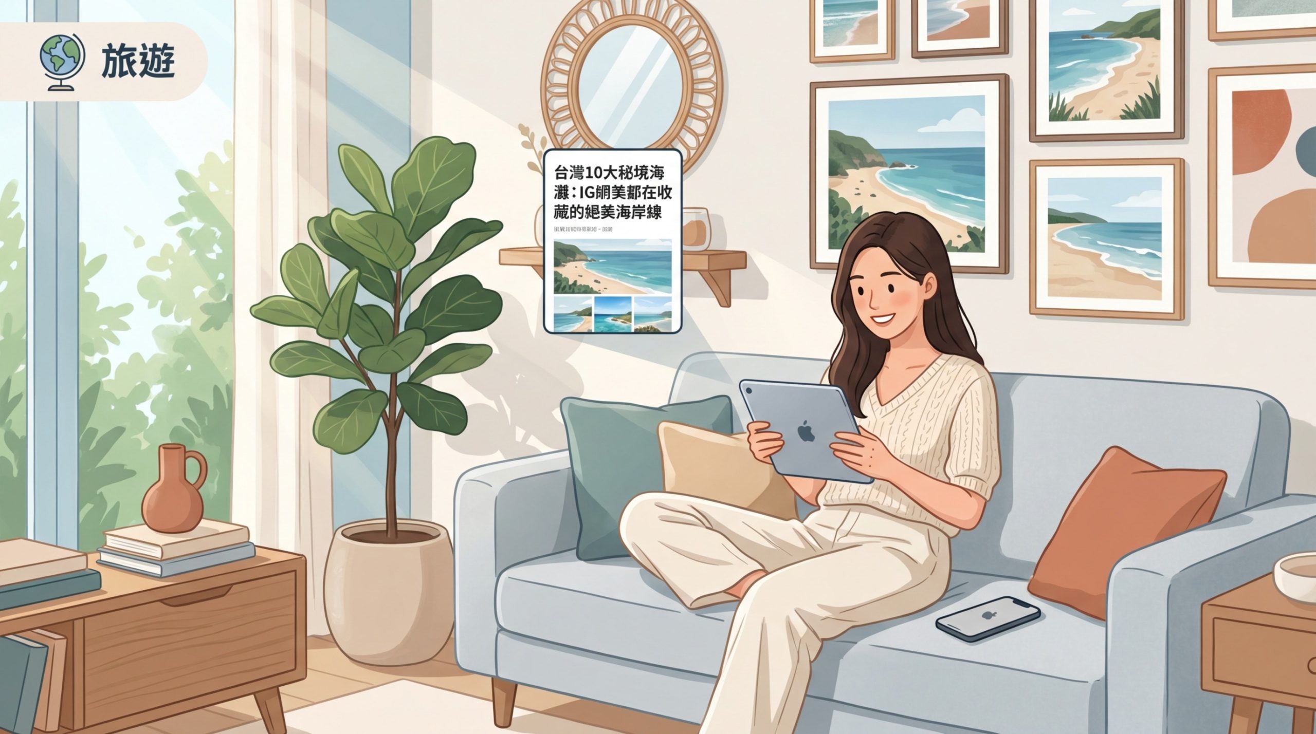 台灣10大秘境海灘：IG網美都在收藏的絕美海岸線 - Illustration 1