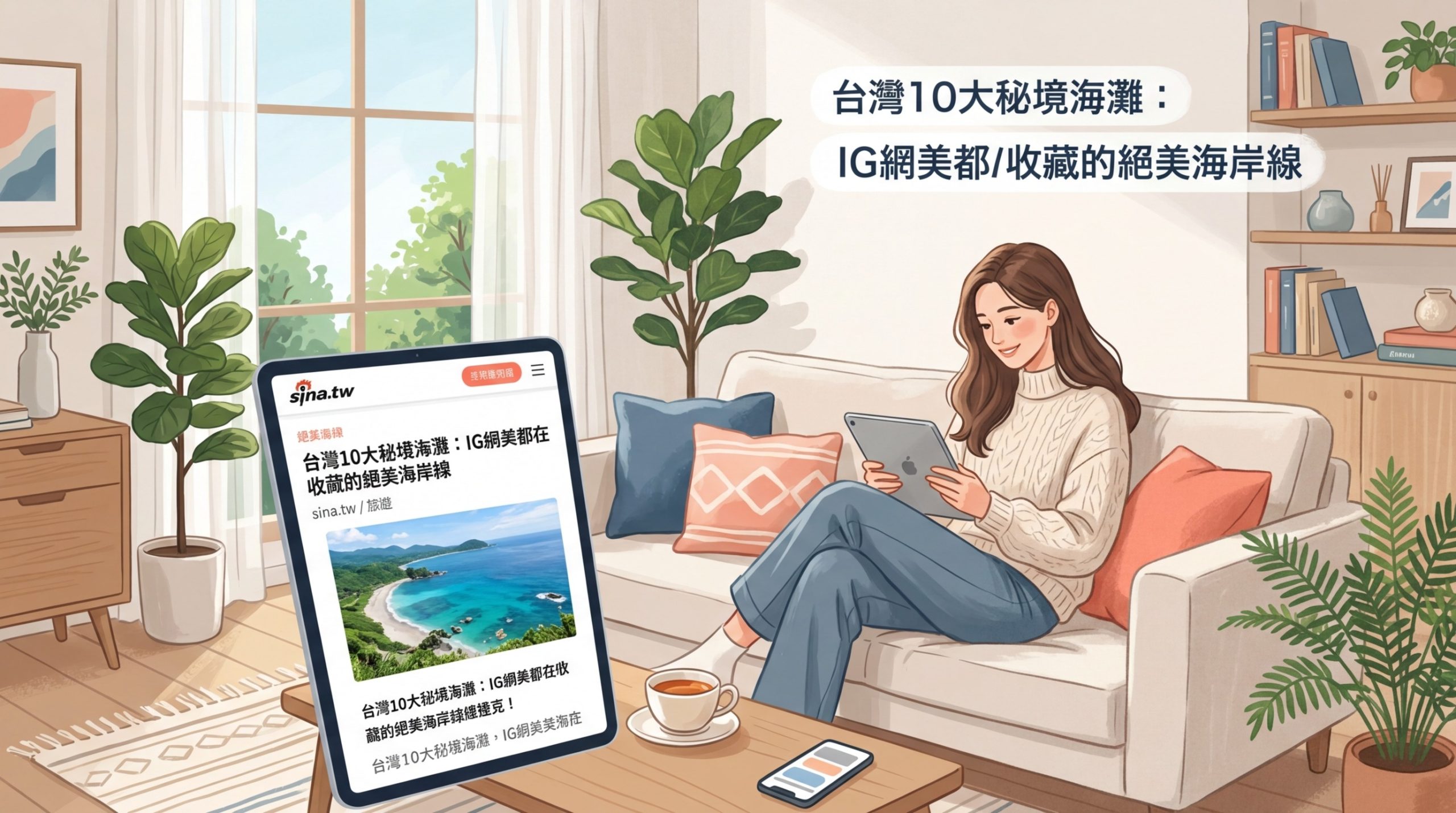 台灣10大秘境海灘：IG網美都在收藏的絕美海岸線 - Illustration 2