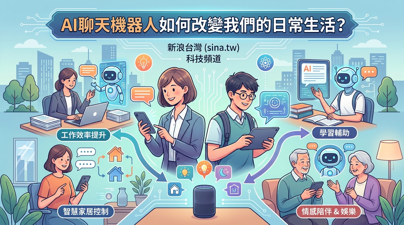 AI聊天機器人如何改變我們的日常生活? - Illustration 1