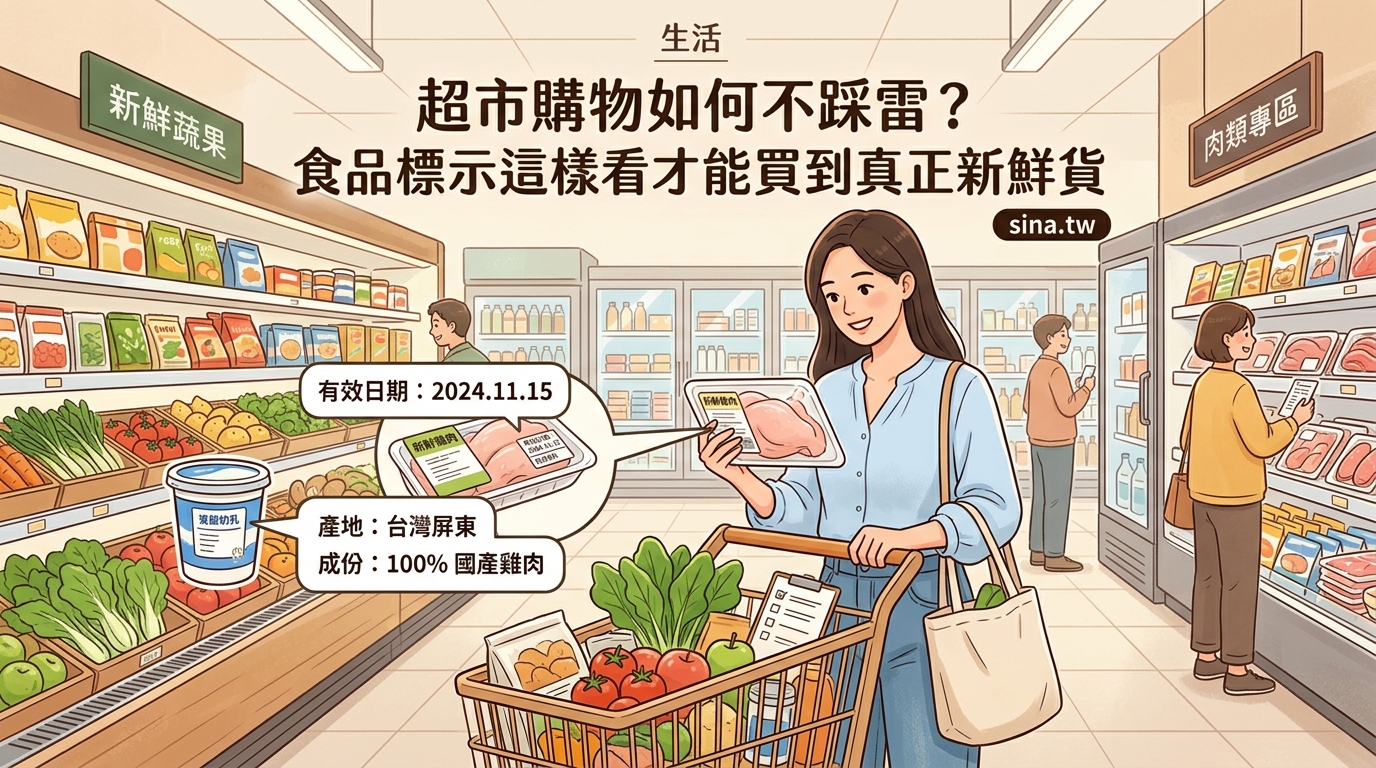 超市購物如何不踩雷？食品標示這樣看才能買到真正新鮮貨 - Illustration 2