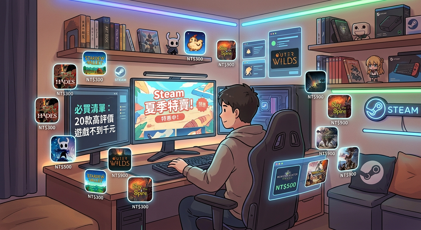 Steam夏季特賣必買清單:20款高評價遊戲不到千元帶回家 - Illustration 1