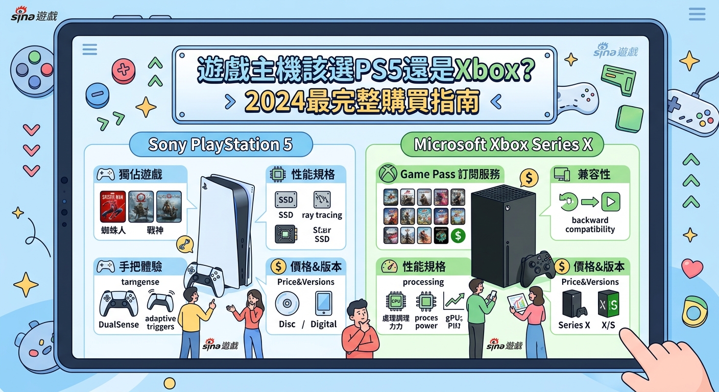 遊戲主機該選PS5還是Xbox?2026最完整購買指南 - Illustration 1