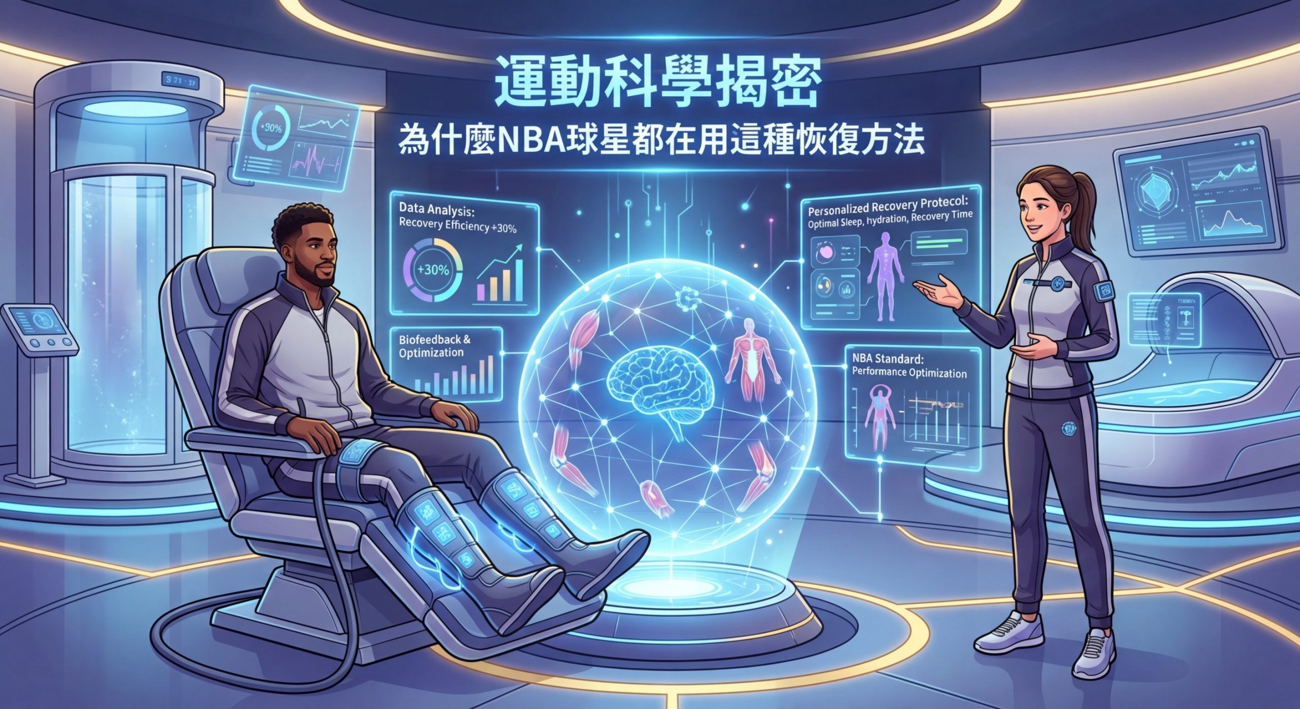 為什麼NBA球星都在用這種恢復方法？運動科學揭密 - Illustration 1