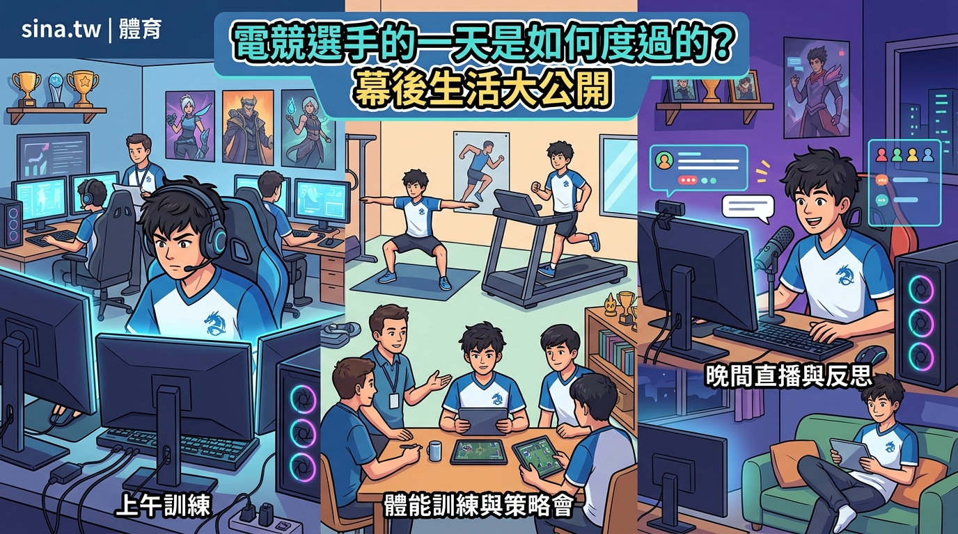 電競選手的一天是如何度過的?幕後生活大公開 - Illustration 1