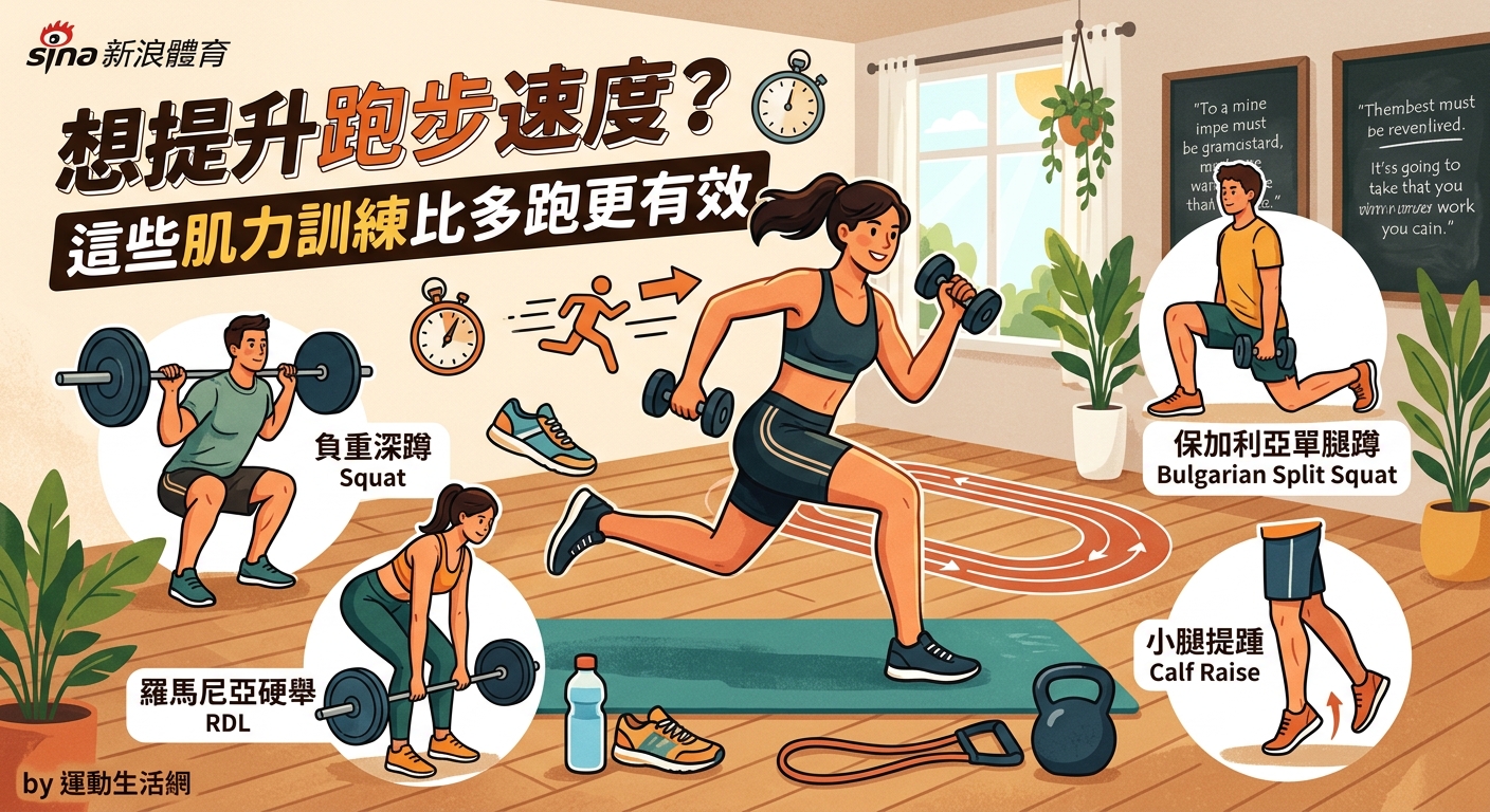 想提升跑步速度？這些肌力訓練比多跑更有效 - Illustration 2