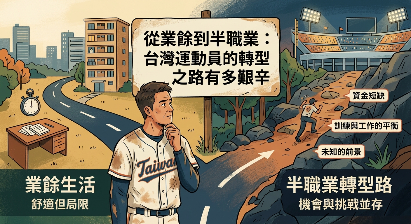 從業餘到半職業:台灣運動員的轉型之路有多艱辛 - Illustration 1