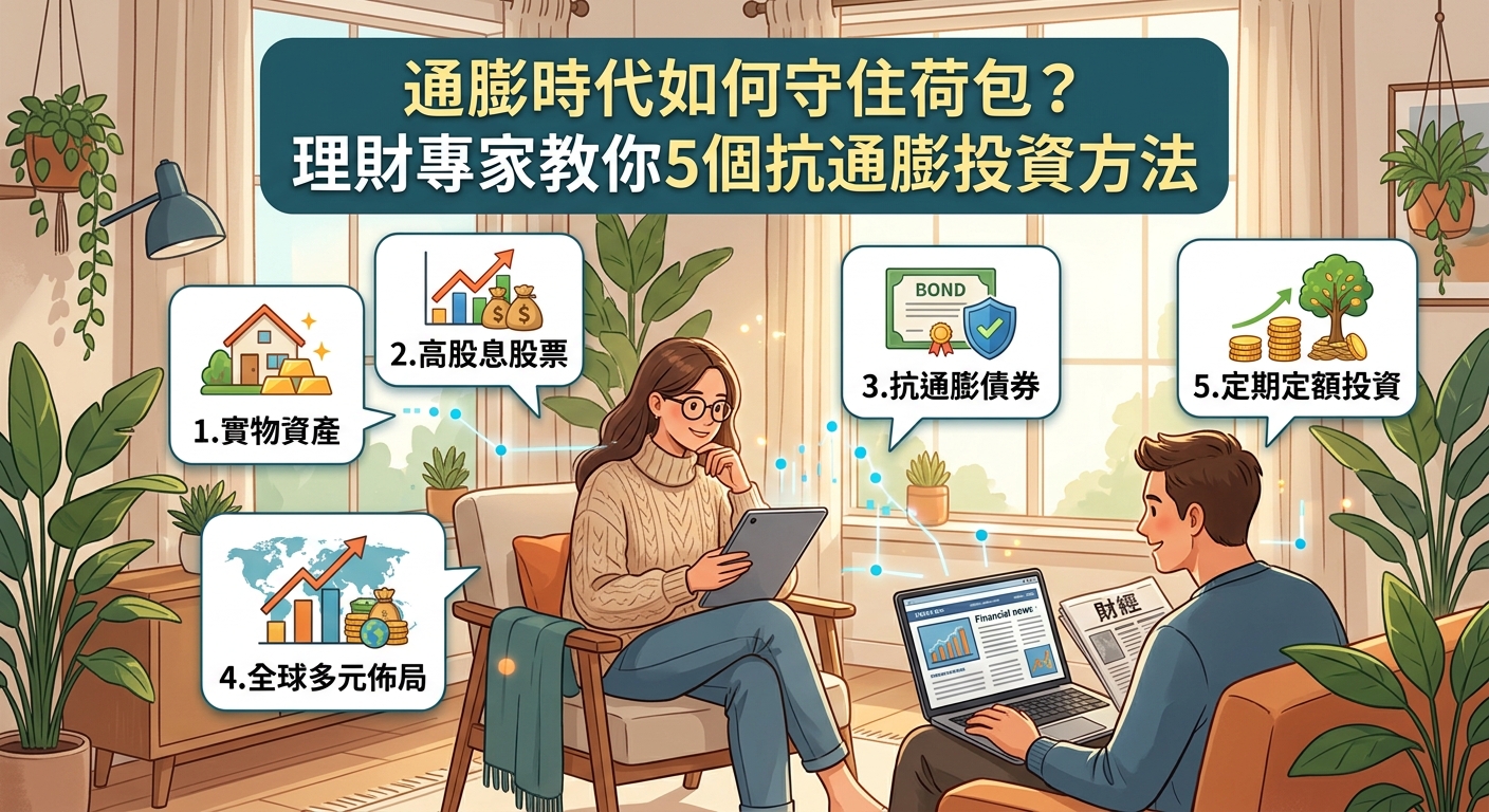 通膨時代如何守住荷包？理財專家教你5個抗通膨投資方法 - Illustration 2