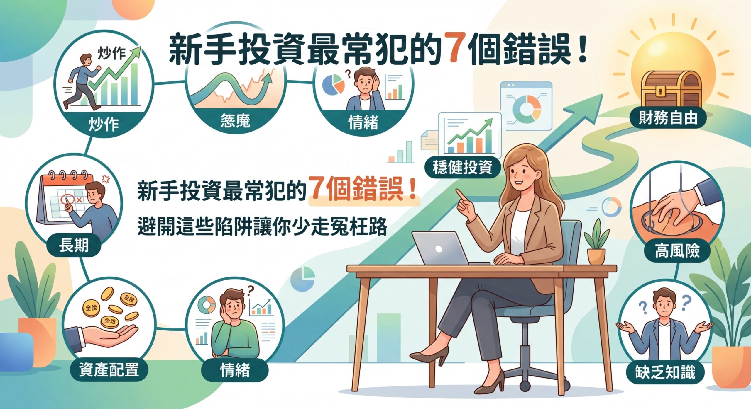 新手投資最常犯的7個錯誤！避開這些陷阱讓你少走冤枉路 - Illustration 1