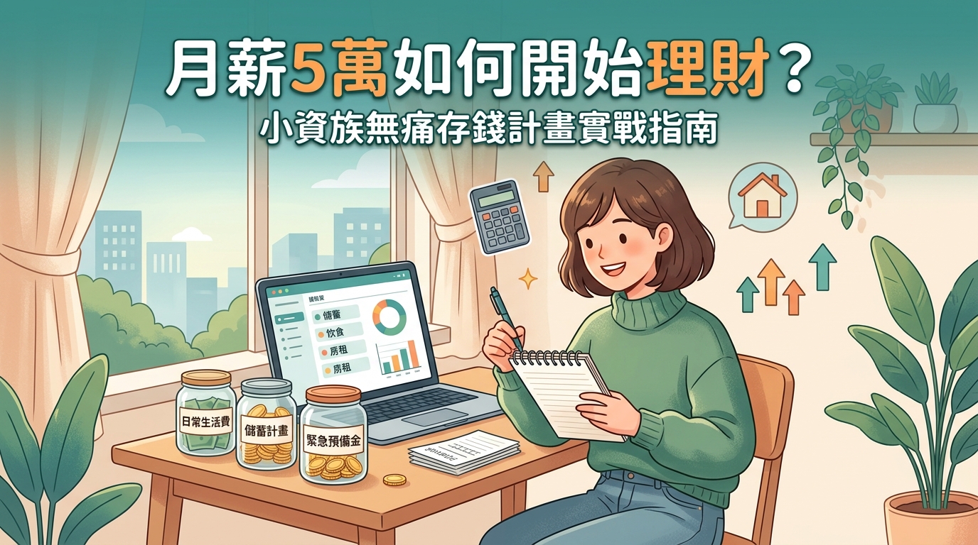 月薪5萬如何開始理財？小資族無痛存錢計畫實戰指南 - Illustration 2
